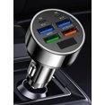 thumbnail image 3 of 40W 6 Puertos USB Cargador Coche Carga Rápida PD QC3.0 Cargador Carga Rápida, 3 of 9