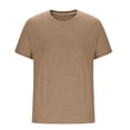 thumbnail image 3 of Ihhxva Men's Short Sleeve T-Shirt Vintage Heathered Crew Neck Casual Tee M-4XL, 3 of 10