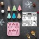 thumbnail image 2 of Christmas Tree Silicone Mold, 1pc Chocolate Mold Soap Mold Candy Cake Jelly Mold Christmas Decoration Family Party DIY, 2 of 3