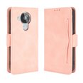 thumbnail image 1 of Case for Nokia 7.3 Cover Adjustable Detachable Card Holder Magnetic closure Leather Wallet Case - Pink, 1 of 5
