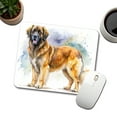 thumbnail image 3 of Leonberger Dog Watercolor Style Mouse Pad Low Profile Gaming Mat, 3 of 7