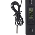thumbnail image 3 of Aquarium Thermometer,Electronic LCD Digital Temperature Meter Thermometer Probe Sensor Wired for Refrigerator for Vehicle Reptile Terrarium Fish Tank Refrigerator, 3 of 9