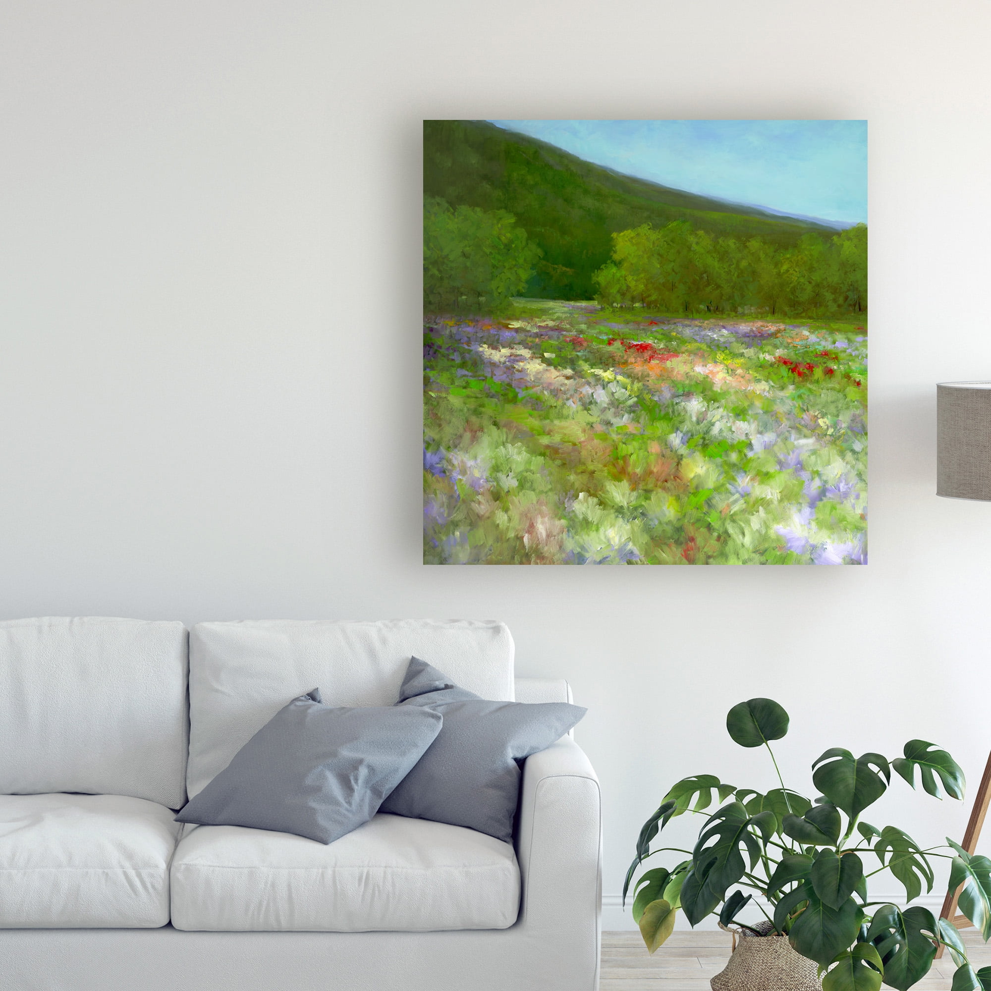 Trademark Fine Art 'Flowers of Half Moon Bay II' Canvas Art by Sheila Finch