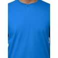 thumbnail image 4 of X RAY JEANS Mens Long Sleeve Henley T-Shirt, Ocean Blue, 2XL, 4 of 5