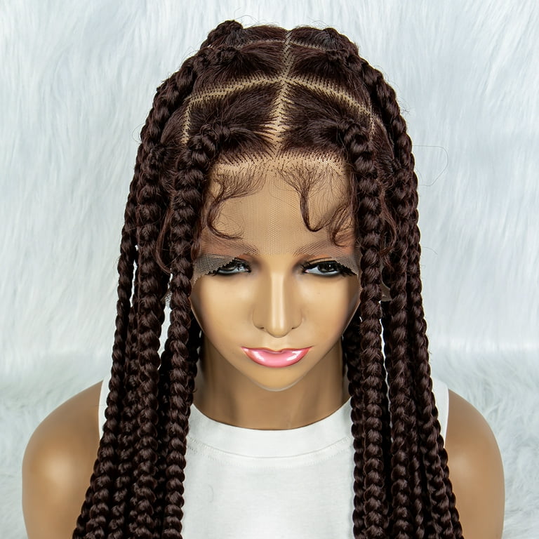 Brown wig braids 2025