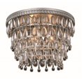 thumbnail image 1 of Elegant Lighting Nordic 15" 3 Light Royal Crystal Flush Mount, 1 of 1