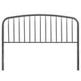 thumbnail image 3 of Headboard, Queen Size, Metal, Grey Gray, Modern Contemporary Urban Design, Bedroom Master Guest Suite, 3 of 6