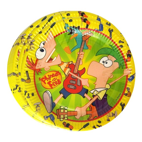 Phineas And Ferb Party Plates (Pack of 10)