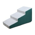 thumbnail image 2 of Almencla Dog Stairs Ramp 3 Steps Portable Elegant Pet Steps for Pet Accessories Puppy Green, 2 of 8