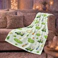thumbnail image 6 of Playful Cartoon Golf Cart Pattern, Playful Golf Art Scene, Warm Flannel Blanket for Clubhouse and Game Room with Detailed Artwork, Golf Lovers Father's Day Gift, Artistic Home Decor, 6 of 9