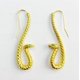 thumbnail image 2 of Pendientes dorados para mujer con diseño del zodiaco, joyería de moda, 2 of 8