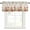 Off-white, variant on Red Poppy Valances for Windows Farmhouse Kitchen Curtains Valances Rod Pocket Valance Curtains for Windows Spring Farmhouse Country Flower Leaf Plant Window Valances for Bathroom Bedroom 60"x18"