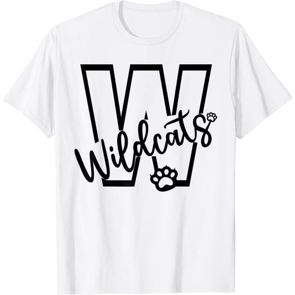 Wildcats School Mascot Team Spirit T Shirt All Size S-5XL