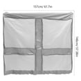 thumbnail image 2 of SHOWERORO Heavy Duty Garment Cover Dark Grey Clothing Rack Cover 1Set, 2 of 4