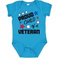 thumbnail image 3 of Inktastic Proud Child of a Veteran Veterans Day Boys or Girls Baby Bodysuit, 3 of 5