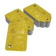 thumbnail image 2 of Inkdotpot Pack Of 50 Real Gold Foil Paper Tags ThankYou From The New Wedding Favor Hang Tags, 2 of 6