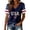 250th anniversary usa shirt Navy, variant on LINGLANG Fourth of July Shirts for Women, Patriotic American Flag V Neck T Shirt Summer Casual July 4th USA 250th Anniversary Graphic Tee Tops