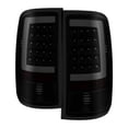 thumbnail image 1 of Xtune Tail Light Assembly - LED 9038518 Tail Light Assembly- LED; Black/Smoke Lens; Black Housing; Set Of 2, 1 of 9