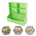thumbnail image 6 of 3 Tier Low Bookcase Display Shelving Storage Shelves PVC Board Unit Stand, 6 of 17