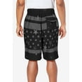 thumbnail image 6 of KingSize Men's Big & Tall Basic 8" 4-Way Flex Swim Trunk, 6 of 6