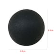 thumbnail image 4 of Pelota de masaje Advancent TPE para gimnasio y fitness negro 63 mm, 4 of 4