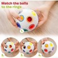 thumbnail image 3 of SBSG CUBIDI Original Big Rainbow Puzzle Ball I Brain Teasers for Kids Ages 6-10 I for Boys and Girls 6+ Years I Ideal Travel Toy for Children | Fidget, 3 of 5