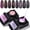 Pink & Purple Spider Gel, variant on SAVILAND Quick Dry Nail Polish: 6Pcs Hot Sheer Color Nail Polish Set Neutral Solid Color Pink Nudes Glitter Nail Polish Kit Castor Oil Non Gel Nail Polish Finger Toe