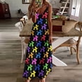 thumbnail image 4 of Balloon Dogs Galore! Sleeveless Dress Women's Evening Dress Womans Clothing, 4 of 9