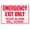Warning Sign 3, variant on Emergency Exit Only Door Alarm Will Sound Sign, 8"x12" Metal Poster, Bathroom Cave Home Bar Cafe Wall Decor