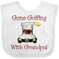 thumbnail image 3 of Inktastic Gone Golfing with Grandpa Boys Baby Bib, 3 of 4
