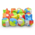thumbnail image 3 of plastic kids educational toy Kongming Luban lock Blocks Ball square tetrahedron Jupiter Tic-Tac-Toe Cage Wine barrel locks Students disassembling toys, 3 of 7