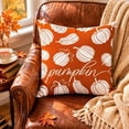 thumbnail image 2 of AuroraX Fall Pumpkin Pillow Covers Indoor Outdoor Throw Pillowcases Cozy Farmhouse Rustic Autumn Thanksgiving Fall Decor White, 2 of 7