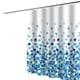 thumbnail image 2 of Cortina de Ducha, Cortina de Ducha 180x200 cm, Cortinas de Ducha de Poliéster Lavables a Máquina con Dobladillo Inferior Ponderado y Ganchos, Cortina de Baño para Baño, Patrón de Burbujas Azules, 2 of 4