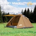 thumbnail image 2 of Carpa Camppal para 2-3 Personas Impermeable para 4 Estaciones para Acampar, 2 of 8