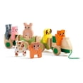 thumbnail image 1 of Tren de madera DJECO Farm Animals - Trainimo Farm - Seguro para juguetes de niños, lindo vehículo para niños pequeños, animales apilables para imaginación, juego activo, habilidades motoras - Perfecto, 1 of 5