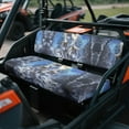 thumbnail image 2 of Binienty Wolf Camo UTV Dog Seat Covers for Kawasaki Mule 3010 4x4 2001-2008/3020 2001-2003, Dog-proof Waterproof Non-Slip UTV Seat Cover Set for Mule 3000, Outdoor Accessories, 2 of 8