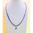 thumbnail image 2 of Amethyst Tennis Necklace, CZ Handmade Amethyst, Beautiful Wedding Necklace, Anniversary Gift For Mother Wife Love,, 2 of 4