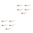 thumbnail image 1 of Naiovety Paquete de 5 cebos de pesca Simulación Crankbait Agua salada Agua dulce Agua de mar Señuelos portátiles para exteriores Tackle Gradient Red rojo degradado 2piezas Naiovety CBP501927, 1 of 6