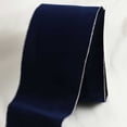 thumbnail image 3 of The Ribbon People Navy Blue and Silver Wired Craft Ribbon 5" x 50 yards, 3 of 3