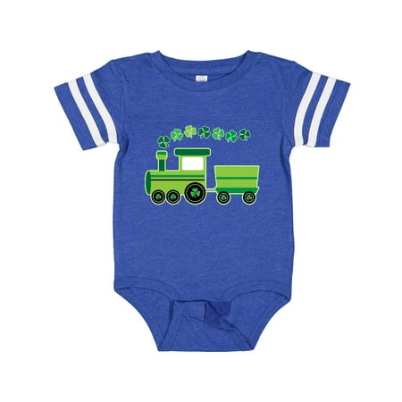 

Inktastic St Patricks Irish Shamrock Train Gift Baby Boy or Baby Girl Bodysuit