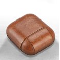 thumbnail image 4 of HEVIRGO 1 Pce Coque de Protection en Faux Cuir Souple Couleur Unie pour AirPods 2, 4 of 10