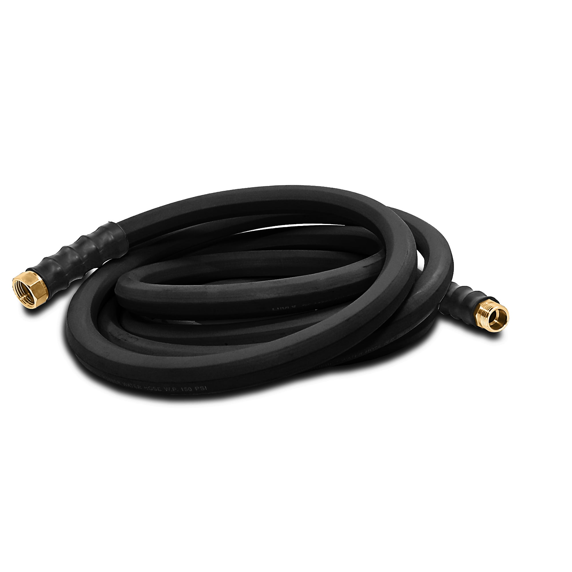 Strongway Rubber Garden Hose, 5/8in. x 15ft., 5/8in. Connection, 150 PSI