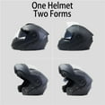 thumbnail image 5 of BAIANNAN Personalised Motorcycle Full Face Helmet Men Women Fashion Dual Lens Helmets Motocross Racing Modular Flip Up Casco Moto, 5 of 6