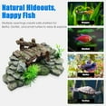 thumbnail image 3 of Aquarium Decor, Betta Fish Tank Accessories with Plants, Turtle Tank Decorations, Large Aquarium Ornaments, Fish Hideout, Decorative Accessories for Freshwater & Saltwater Tanks (Grass Bridge), 3 of 7