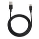 thumbnail image 2 of Cables de carga tipo C 3A 1 m + tipo C 0,25 m Cable de carga de alambre de PVC con núcleo de cobre puro, 2 of 5