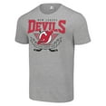 thumbnail image 2 of Men's Starter Heather Gray New Jersey Devils Team Logo Graphic T-Shirt, 2 of 3