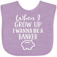 thumbnail image 3 of Inktastic Banker Future Job Boys or Girls Baby Bib, 3 of 4
