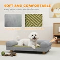 thumbnail image 4 of Pet Sofa, Dog Couch Bed for Small Dogs and indoor Kittens, Grey, 4 of 10