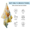 thumbnail image 2 of Sunflower Beach Towel Microfiber Beach Towels Sand Free Quick Dry Lightweight Travel Towels, 2 of 7