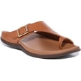 thumbnail image 1 of Strive Java Women's Leather Sandal With Toe Loop In Tan Size 6.5/7, 1 of 6